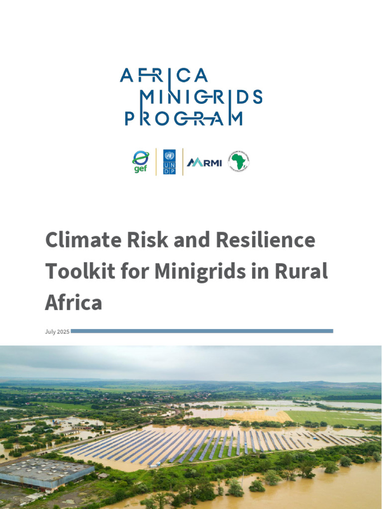 Climate Risk and Resilience Toolkit For Minigirds in Rural Africa ...