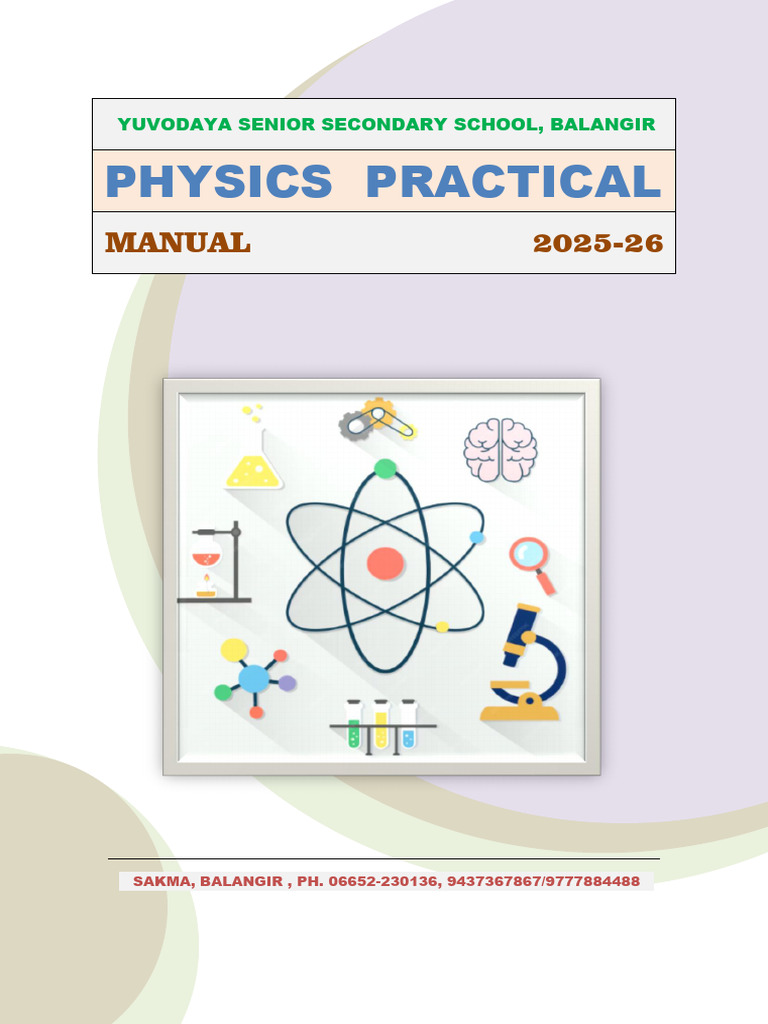 Cbse (Physics Practical) 2026 | PDF | P–N Junction | Voltage