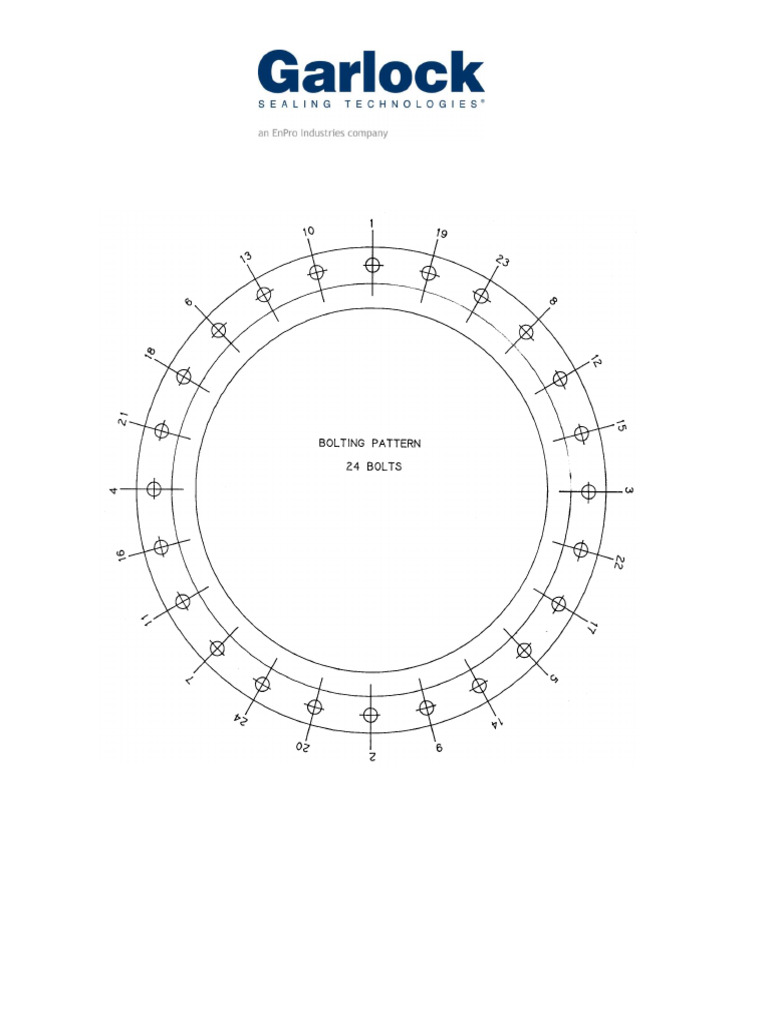24 Bolt Flange Torque Pattern | PDF
