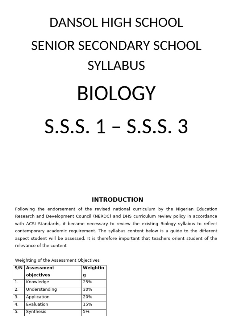 Biology (Acsi) Curriculum Mapping | PDF | Ecosystem | Ecology