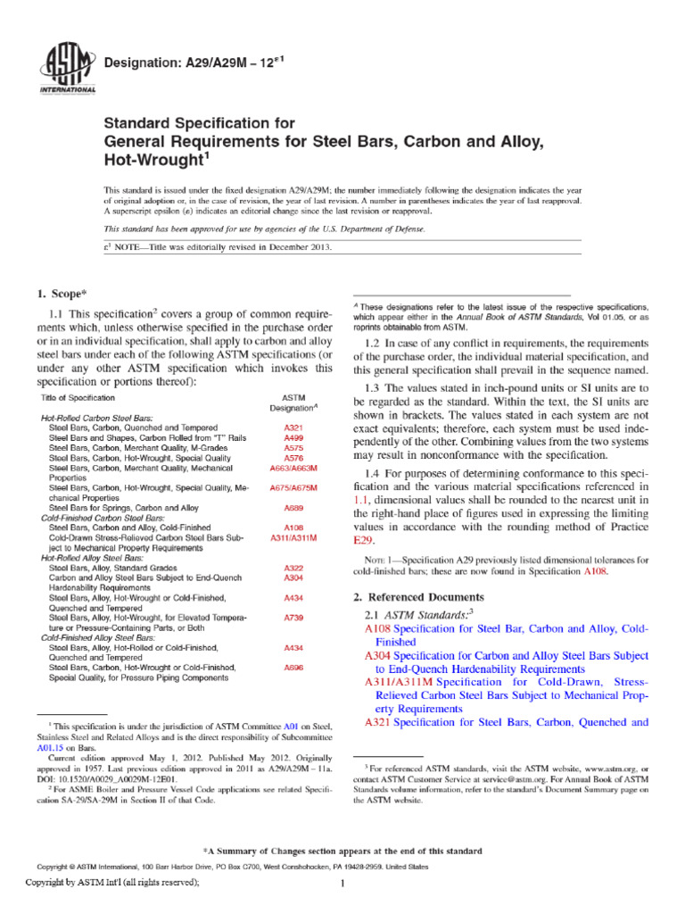 ASTM A29 - A29M 12.pdf - TOAZ - INFO | PDF