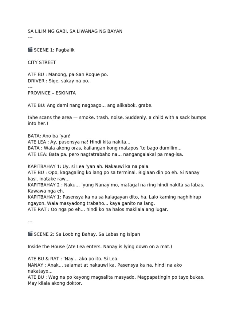 CSC Script (Roleplay) | PDF