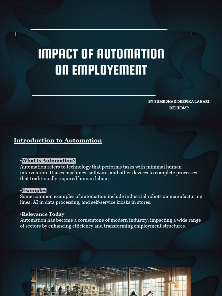 Automation - English PPT For English Assignment | PDF | Automation ...