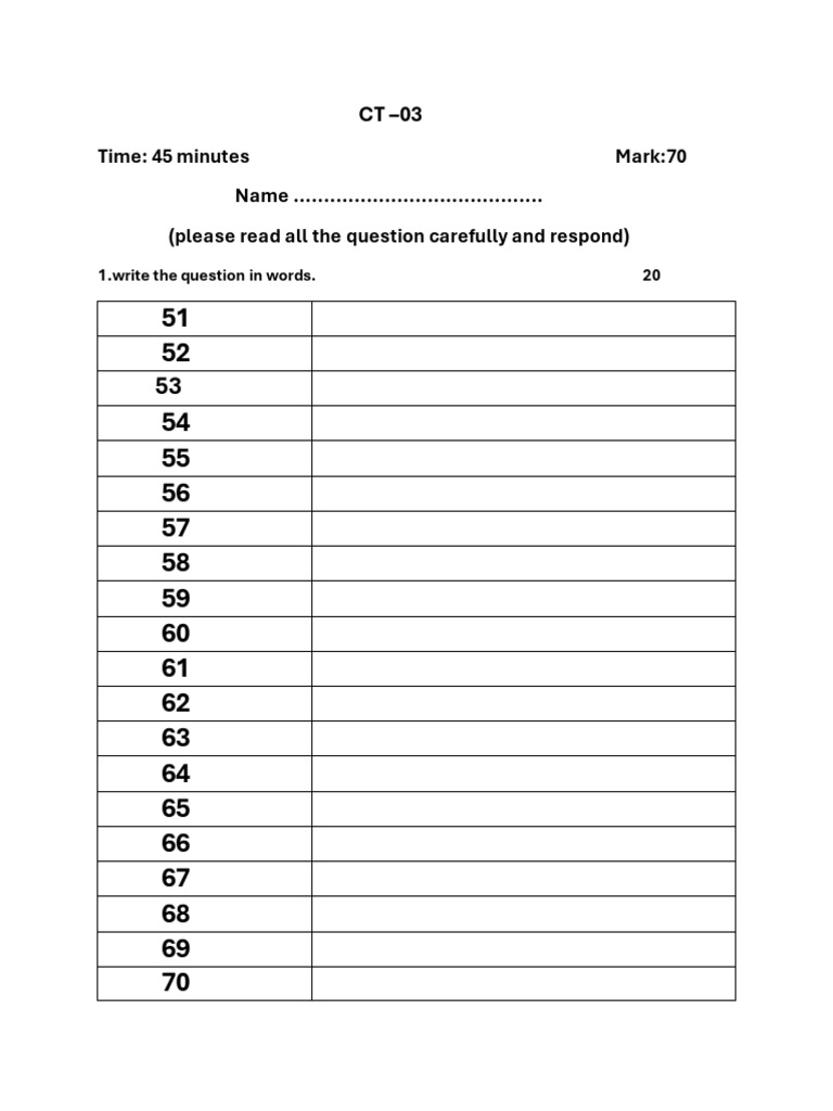 Math Practice Worksheet for Kids | PDF
