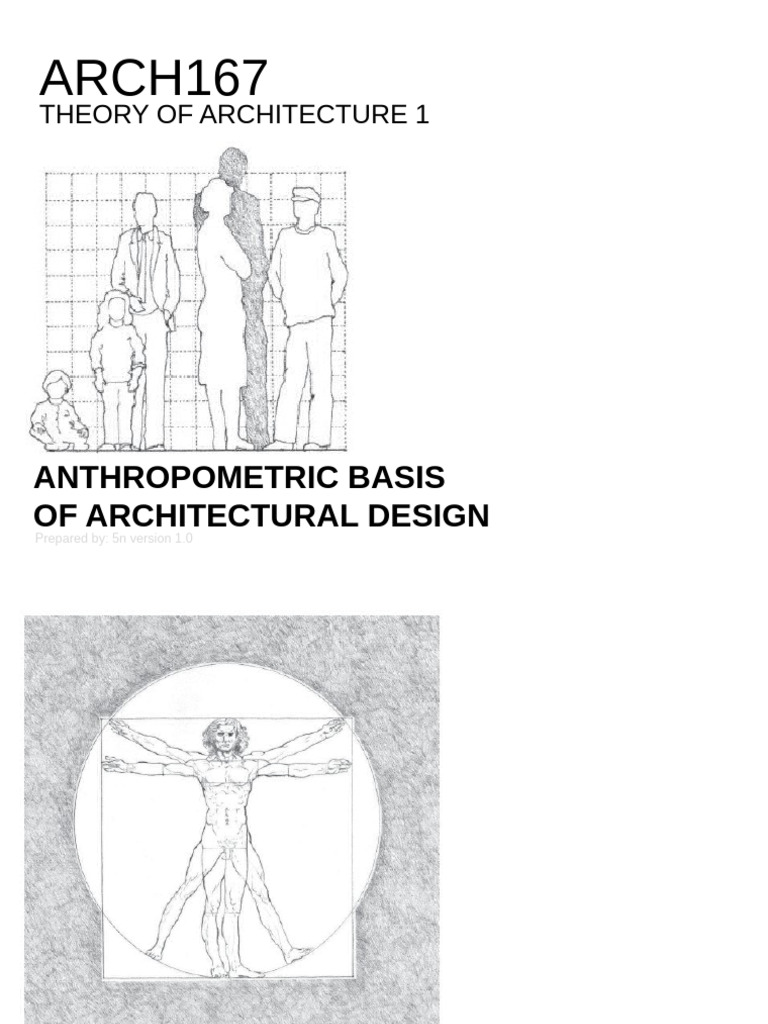 4-Anthropometric Basis of Architectural Design | PDF