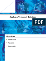 Applying Technical Solutions