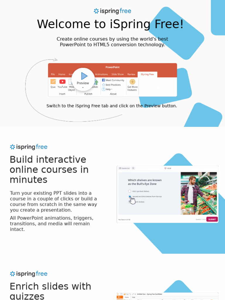 Getting Started With Ispring | PDF | Educational Technology | Microsoft ...