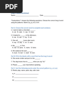 Reading Materials For Grade 1 | PDF