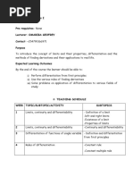 Calculus 1 Study Guide Cheat Sheet | PDF
