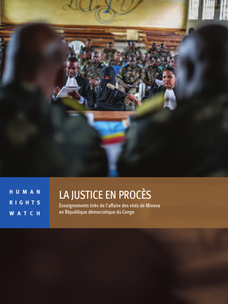 Justice et Violences à Minova, RDC | PDF | Cour pénale internationale ...