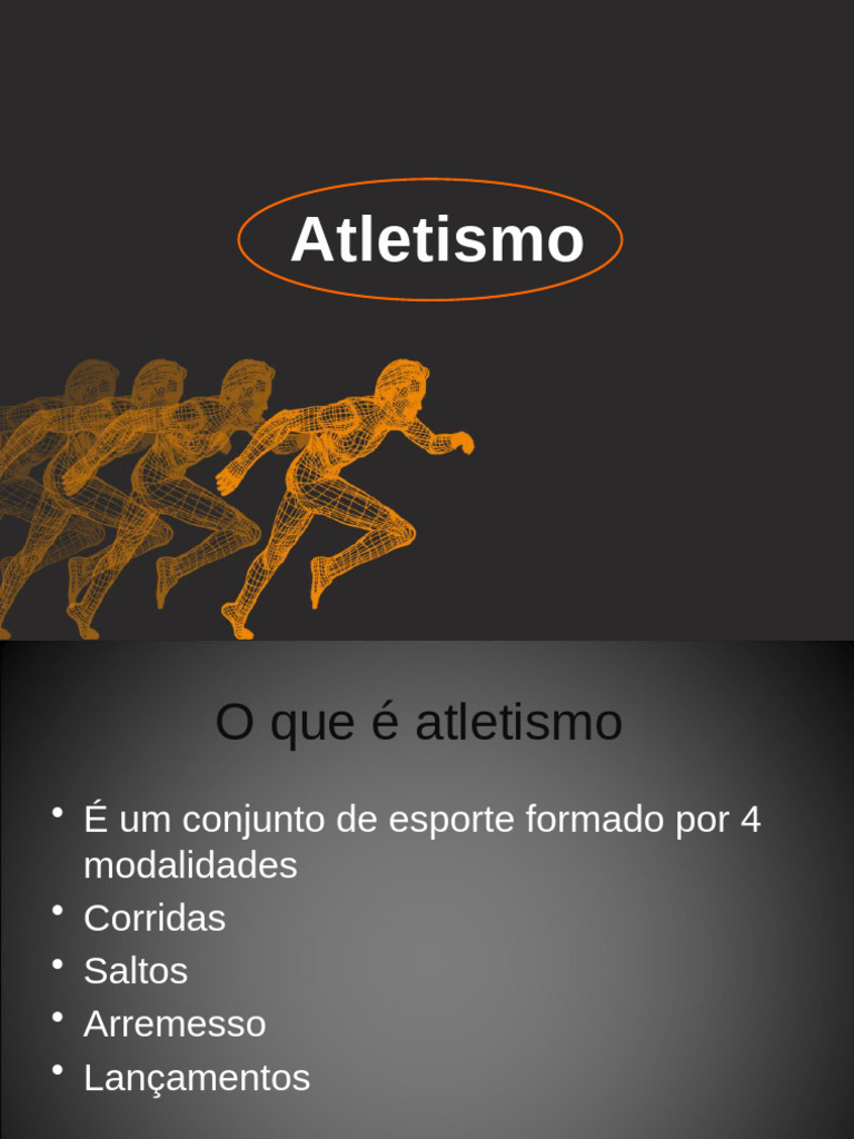 Introdução ao Atletismo: Modalidades e Provas | PDF