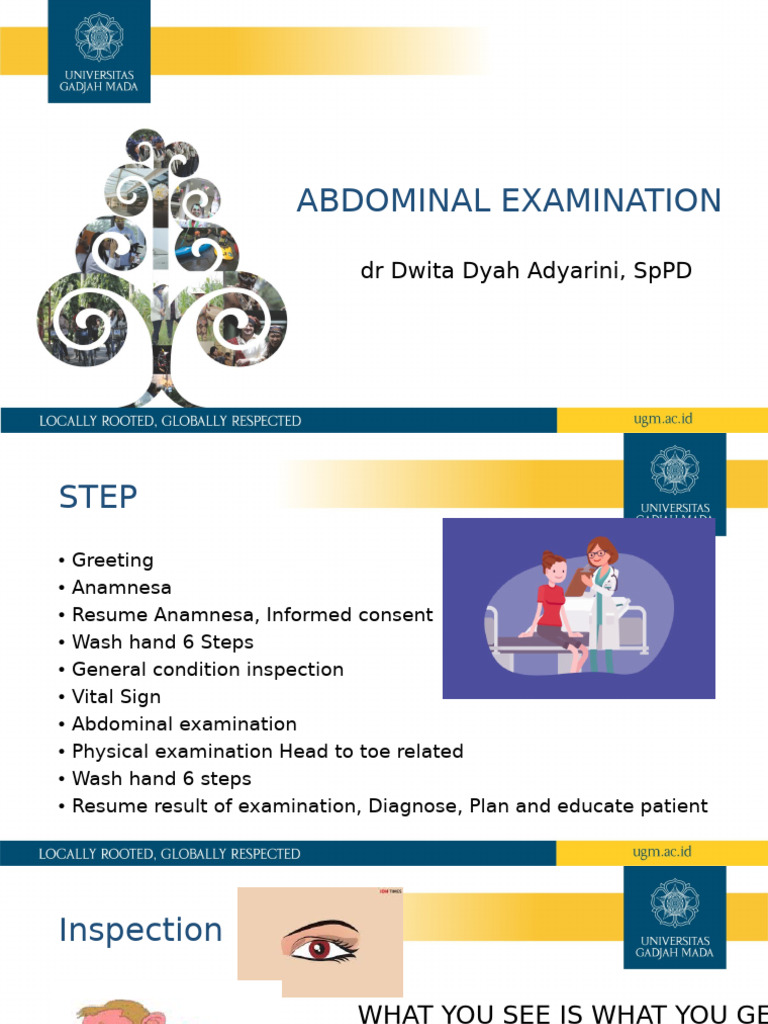 Abdominal Examination Protocol Guide | PDF