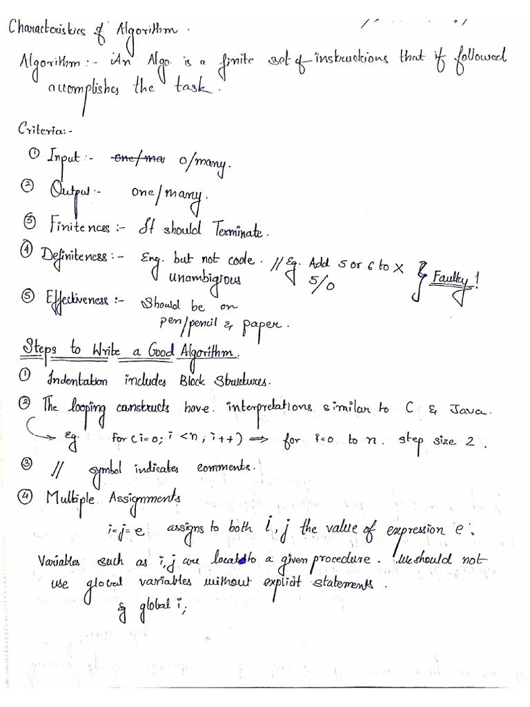 Aoa Module 1,2 | PDF
