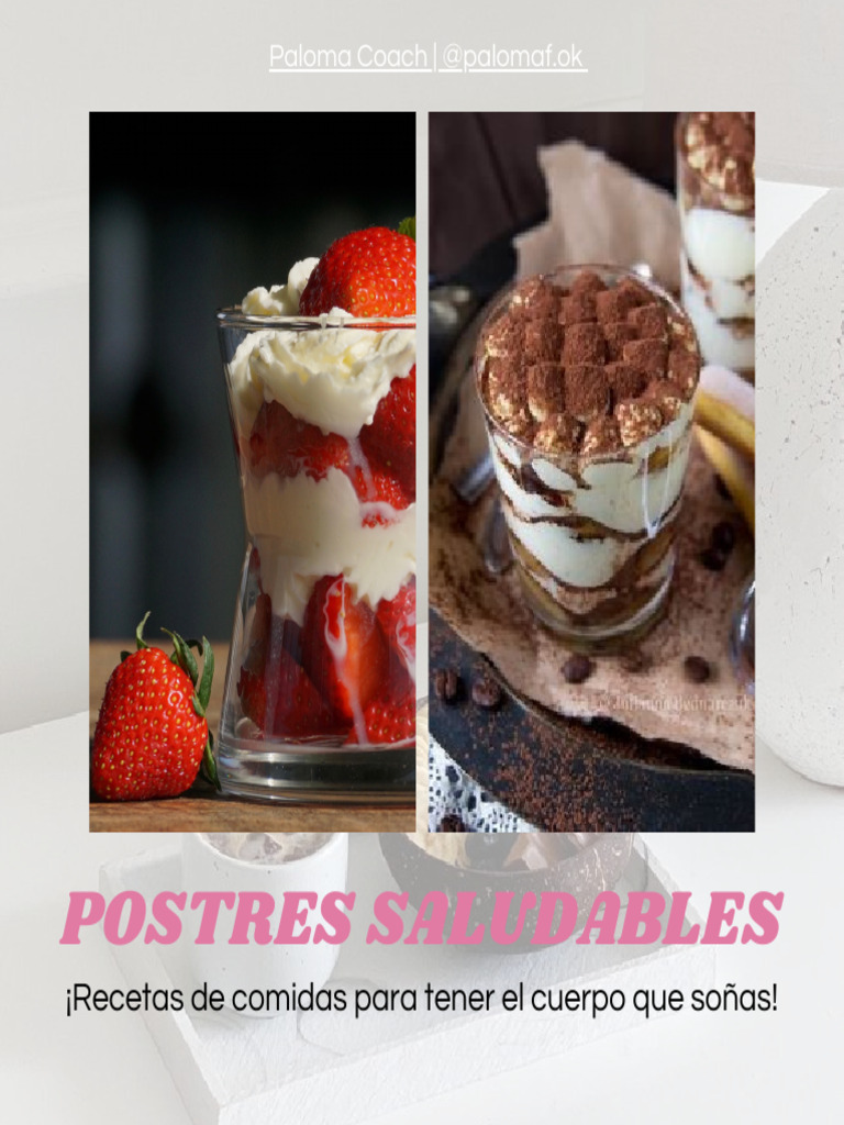 Recetas Gratuitas Postres Saludables PDF | PDF | Postres | Alimentos