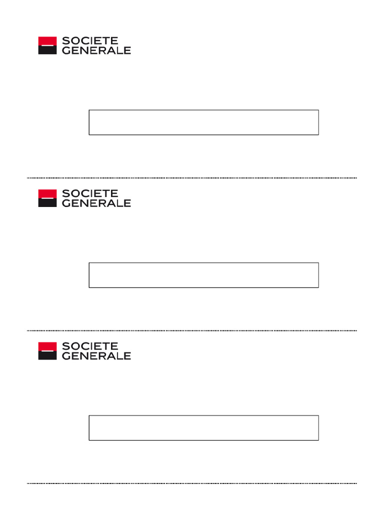 RIB Société Generale | PDF