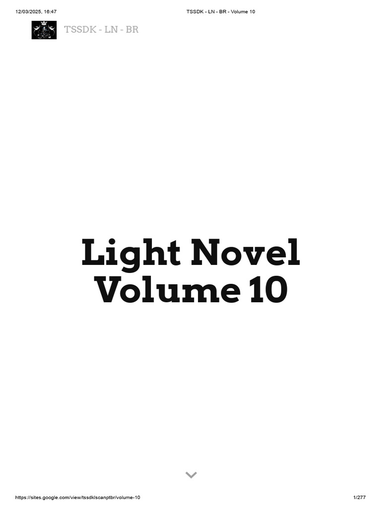 TSSDK LN Volume 10: Resumo e Análise | PDF | Tempo | Brasil