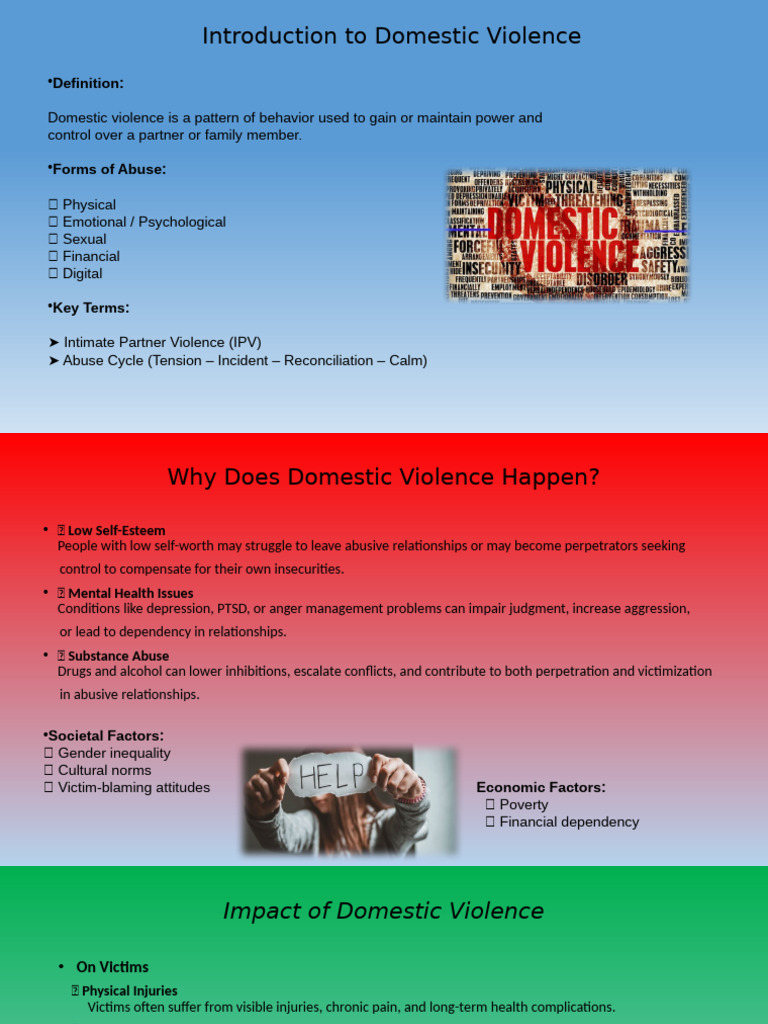 Understanding Domestic Violence Impact | PDF | Domestic Violence | Violence