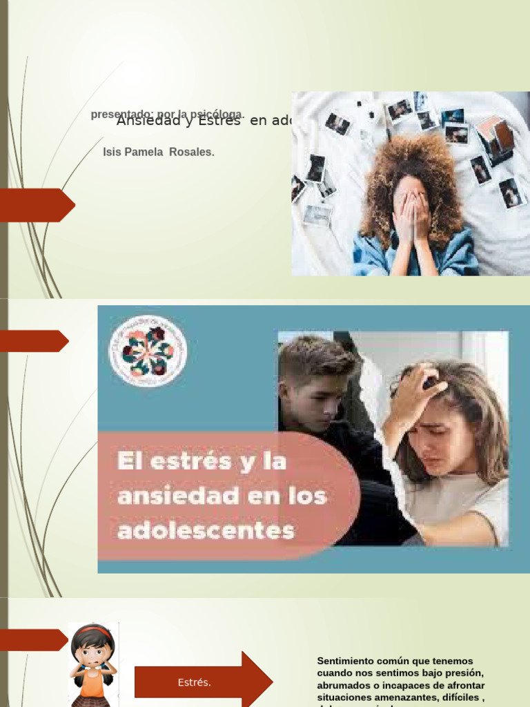 Estres y Ansiedad en Adolecntes 2025 | PDF | Ansiedad | Estrés (biología)