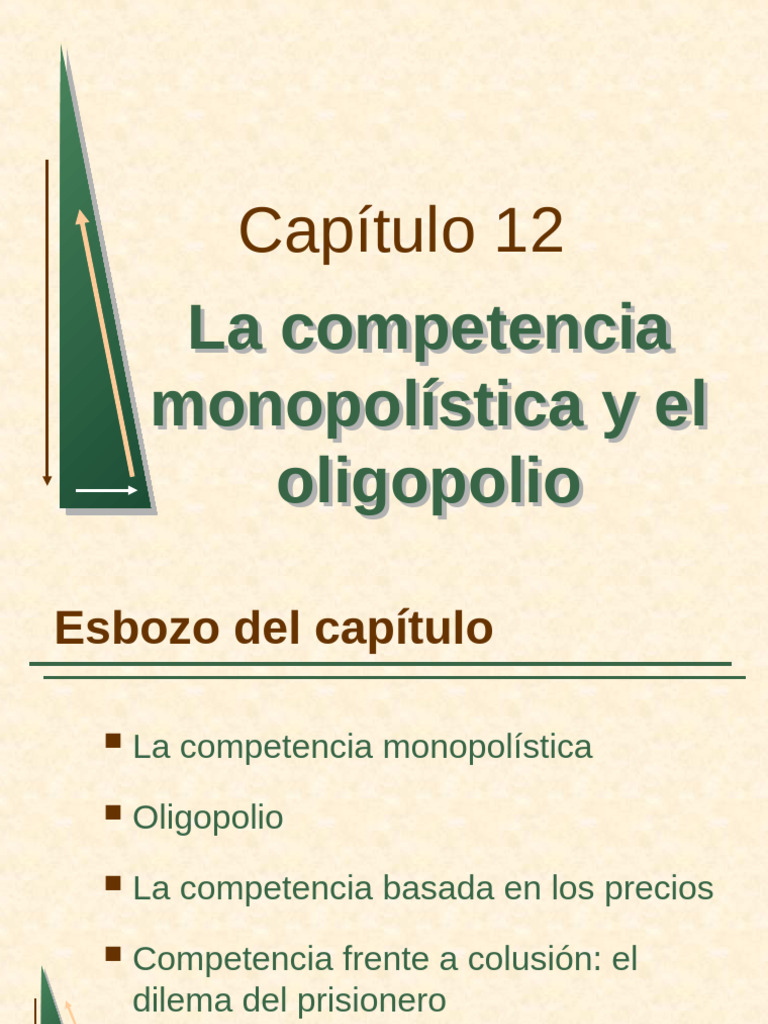Competencia Monopolística y Oligopolio | PDF | Oligopolio | Monopolio