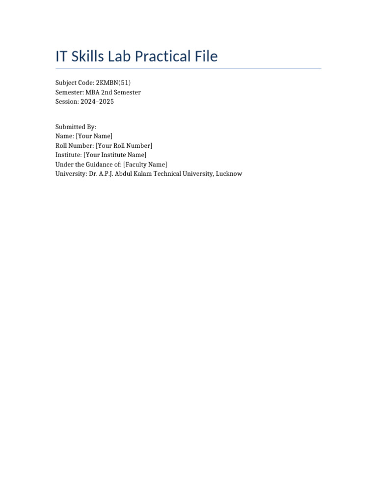 Excel Skills for Business Analytics | PDF | Microsoft Excel | Data