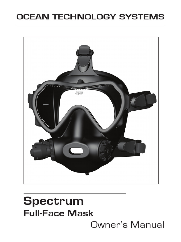 Spectrum Full-Face Mask Owner's Manual | PDF | Underwater Diving ...