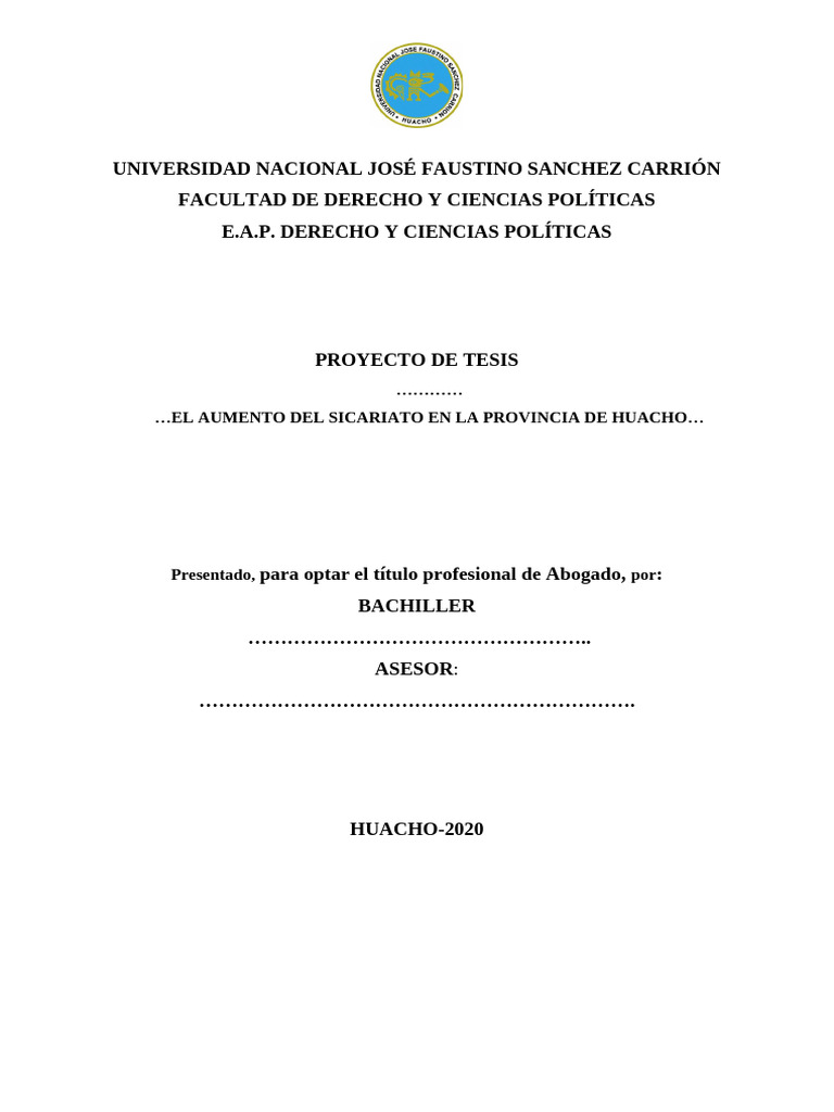 Esquema de Proyecto de Tesis | PDF | Información | Presupuesto