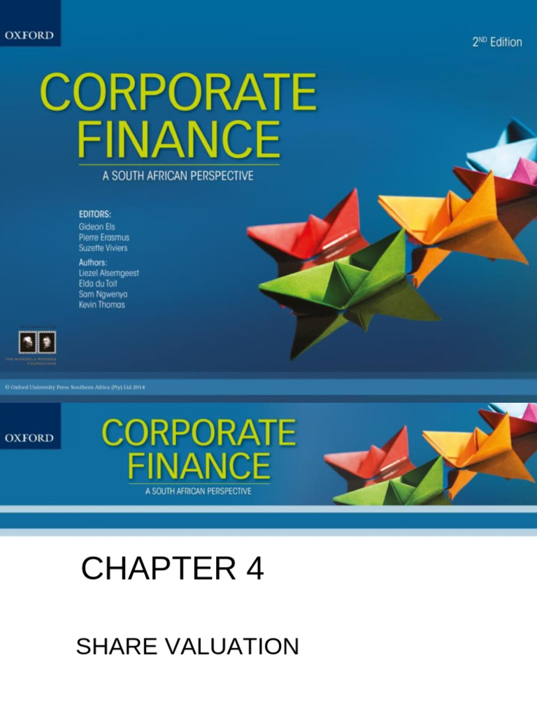 Financial Management Chapter 4 Pdf Stocks Preferred Stock