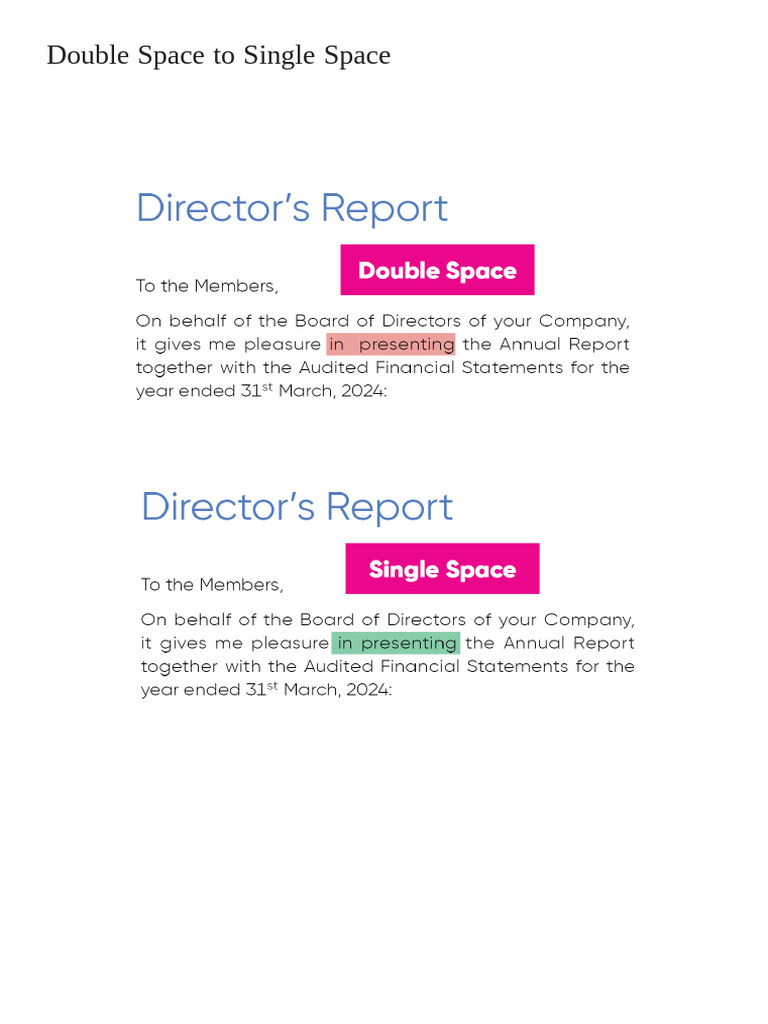 Formatting Guidelines for Data Presentation | PDF