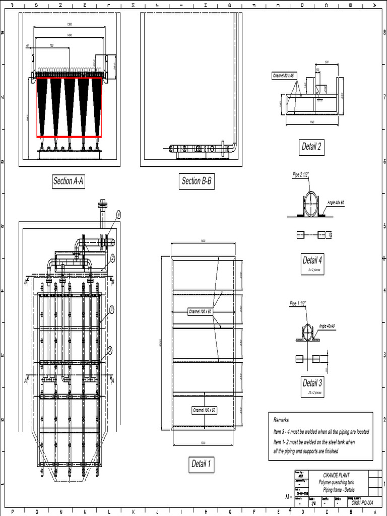 CIK01 PQ 004 Pipework Arrangement | PDF | Mechanical Engineering ...