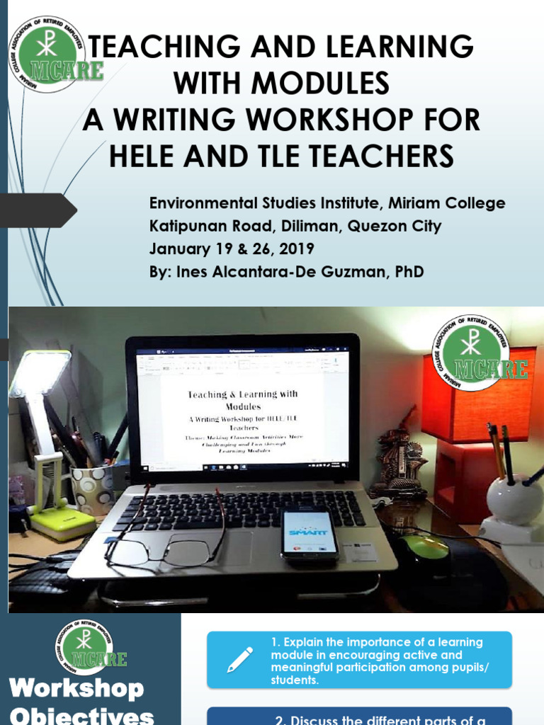 HELE and TLE Module Writing Workshop | PDF | Learning | Subject (Grammar)