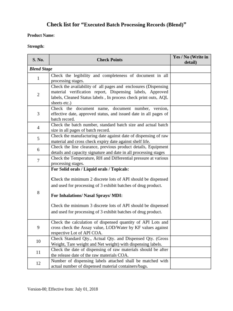 3a. Executed Batch Processing Records (Blend) | PDF | Applied And ...