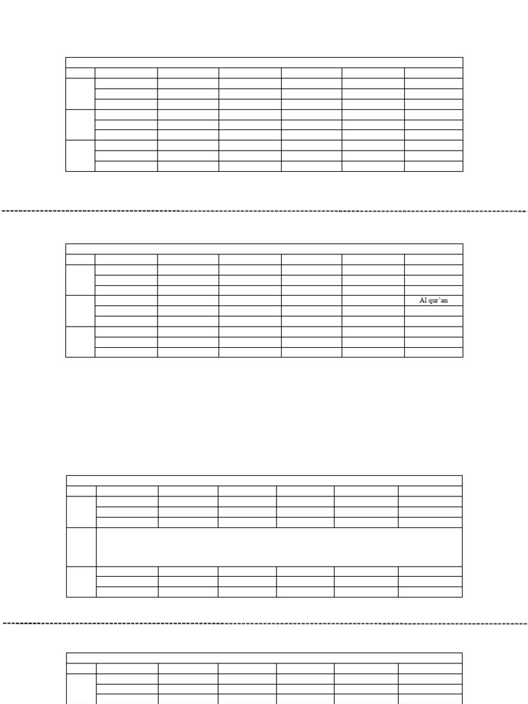 Roster Pelajaran 2024 2025 Ya | PDF