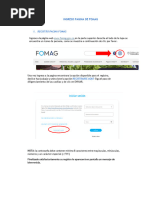 Registro y acceso a FOMAG | PDF | Informática y tecnología de la ...