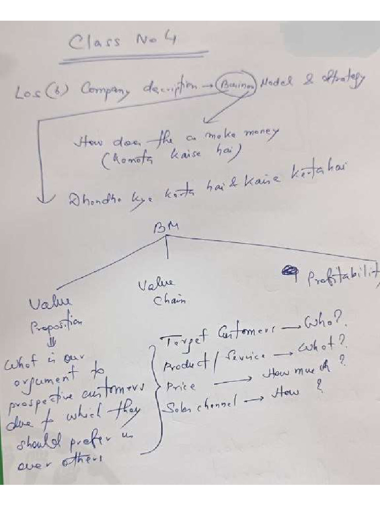 Class 4 Lecture Notes | PDF