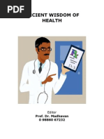 Download PROF MADHAVAN - ANCIENT WISDOM OF HEALTH by Prof Madhavan  SN8951774 doc pdf