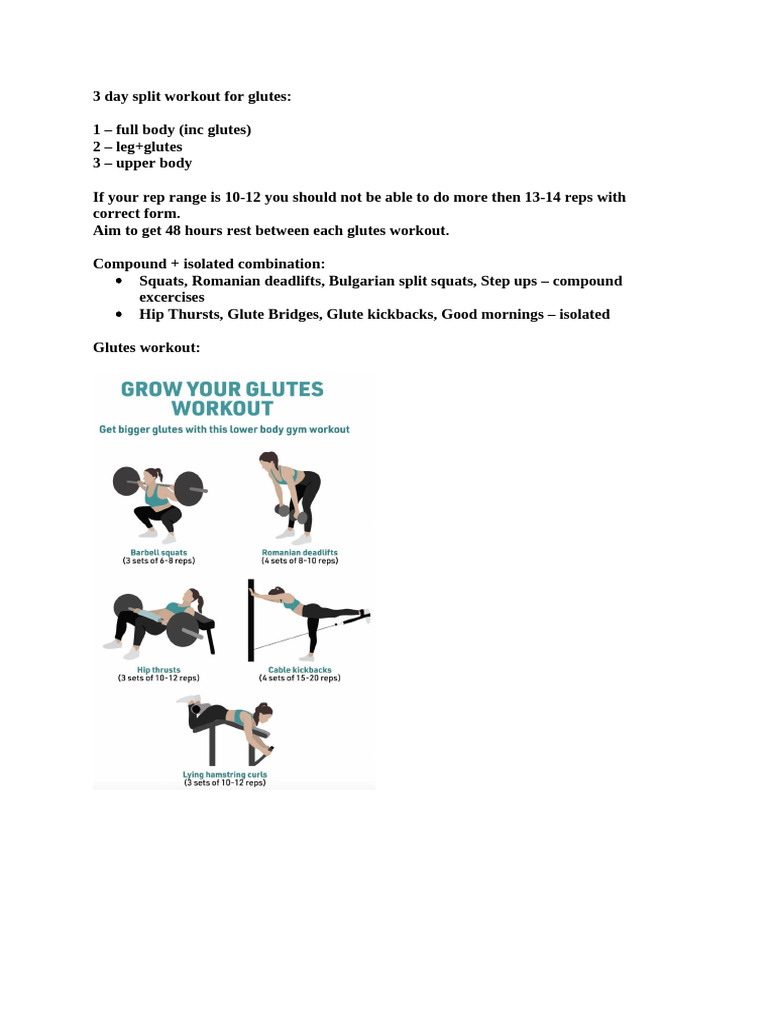 Krissy Workout Plan | PDF