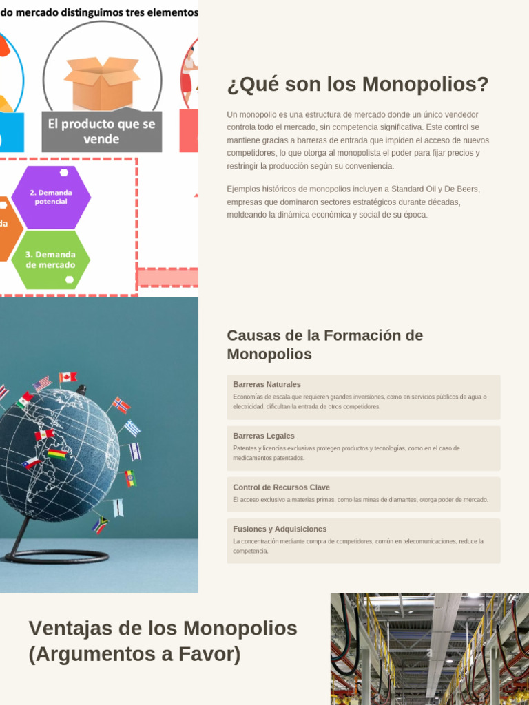 Que Son Los Monopolios | PDF | Monopolio | Mercado (economía)