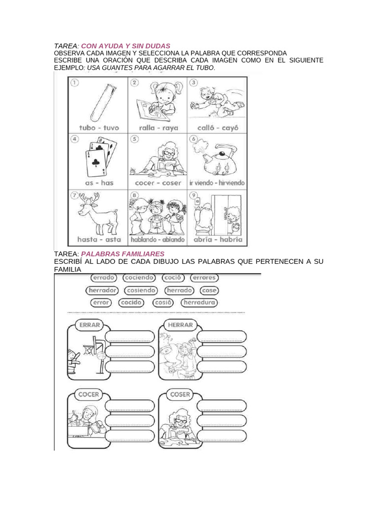Tareas 5to B | PDF
