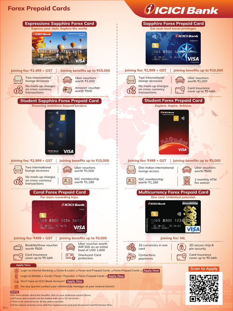 Forex Card Variants - One Pager | PDF | Debit Card | Foreign Exchange ...