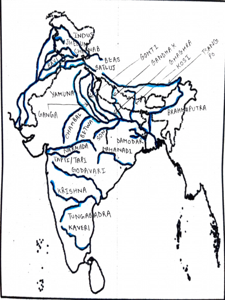 India River and Geography Overview | PDF