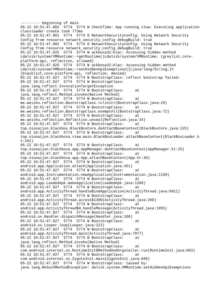 SPRD-546 Java Application Logs | PDF | Java (Programming Language ...
