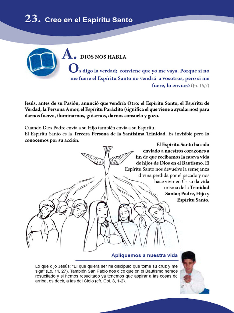 Creo en el Espíritu Santo | PDF | espíritu Santo | Creencia religiosa y ...