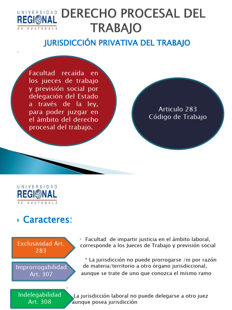 Jurisdicción Laboral en el Código de Trabajo | PDF | Jurisdicción | Ley ...