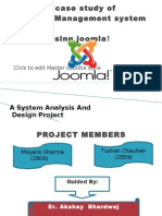 A System Analysis and Design Project: Click To Edit Master Subtitle Style