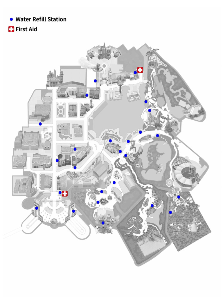 Usj PDF Water Filling Area Map en | PDF