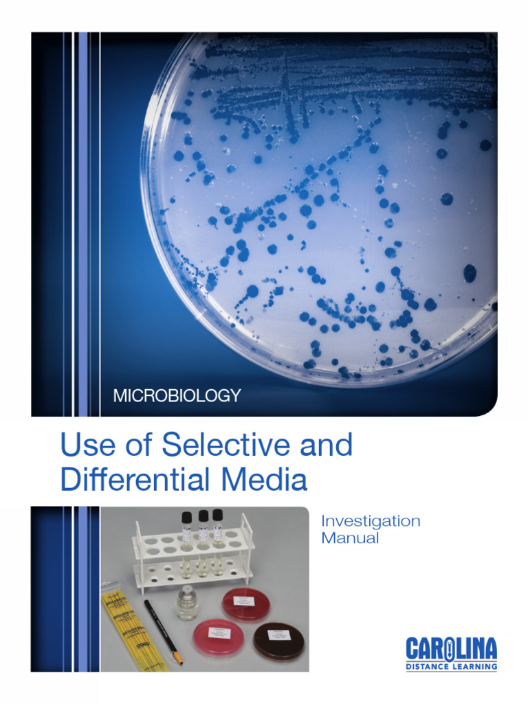 Selective and Differential Media Guide | PDF | Growth Medium | Bacteria