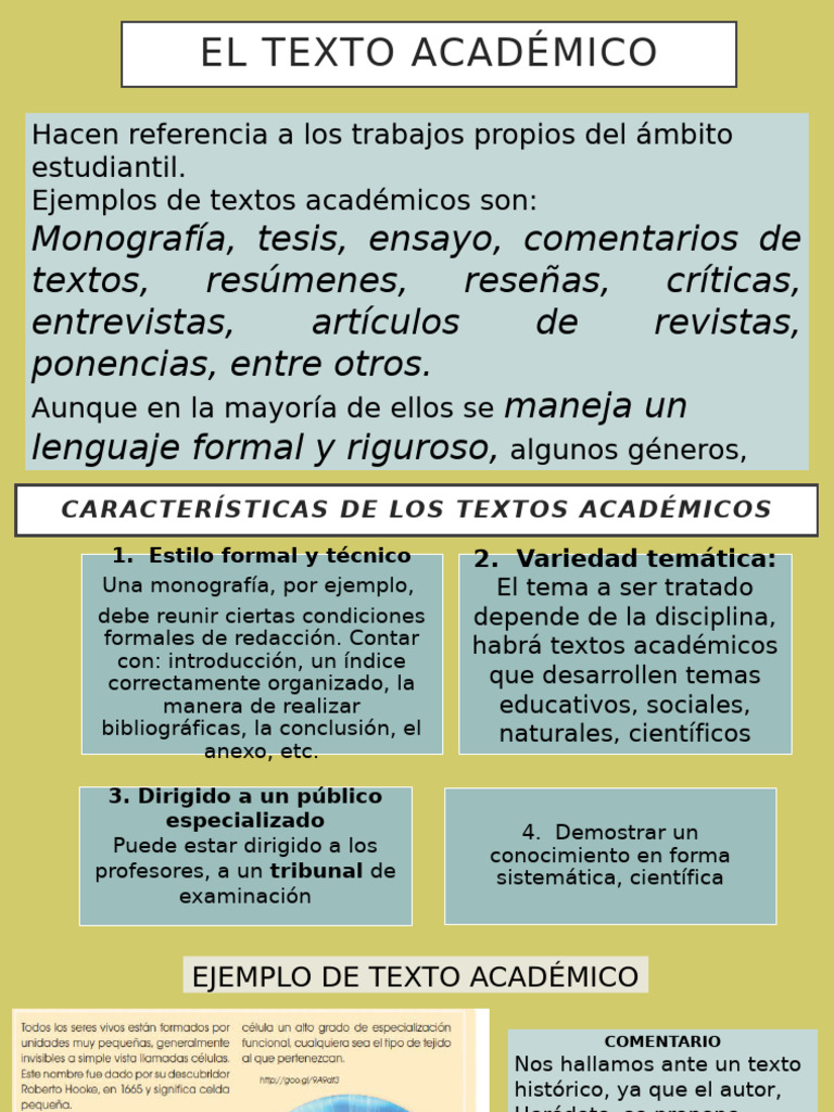 Textos académicos en la educación | PDF | Ensayos