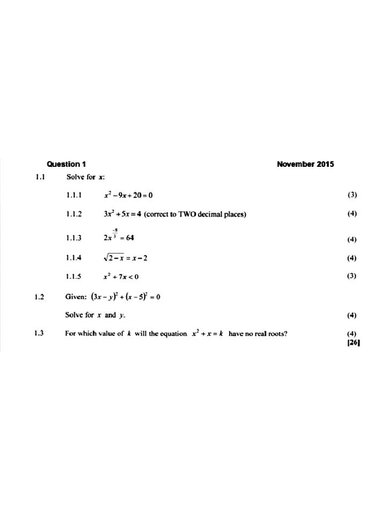 Short Test Functions and Algebra - 250729 - 195714 | PDF