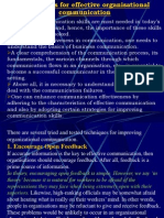 Improve Organizational Communication with Feedback, Simple Language and Active Listening