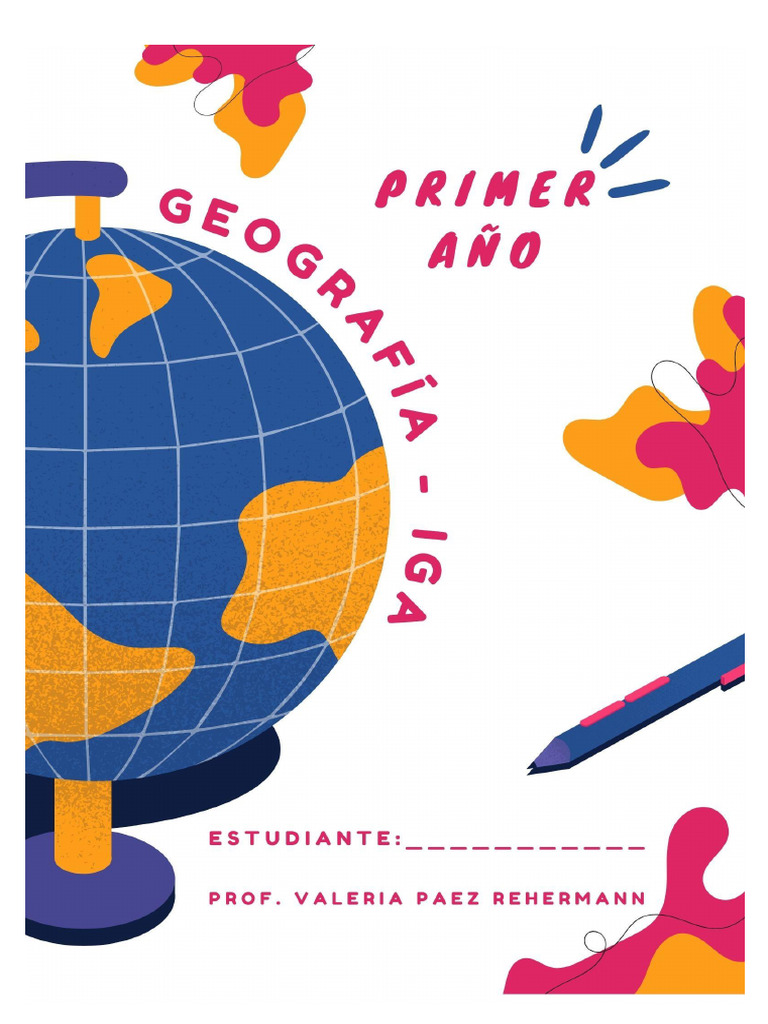 Cuadernillo de Geografía 2024 | PDF | Entorno natural | Herida